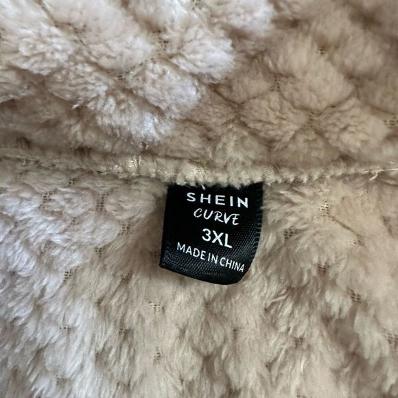 SHEIN Curve Vest Tan Soft Womens Size 3X - Picture 5 of 6